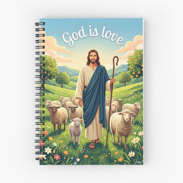 Item preview, The Good Shepherd: God Is Love designed and sold by ArtByJerryR.