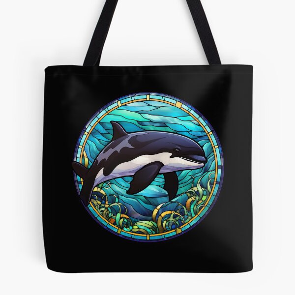 Item preview, Orca Whale Stained Glass Leadlight Artistic Design Boys Girls designed and sold by rafaeltto.