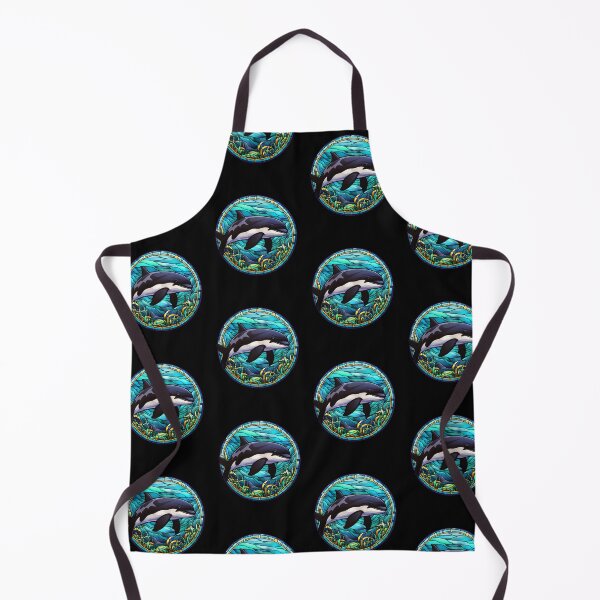 Item preview, Orca Whale Stained Glass Leadlight Artistic Design Boys Girls designed and sold by rafaeltto.