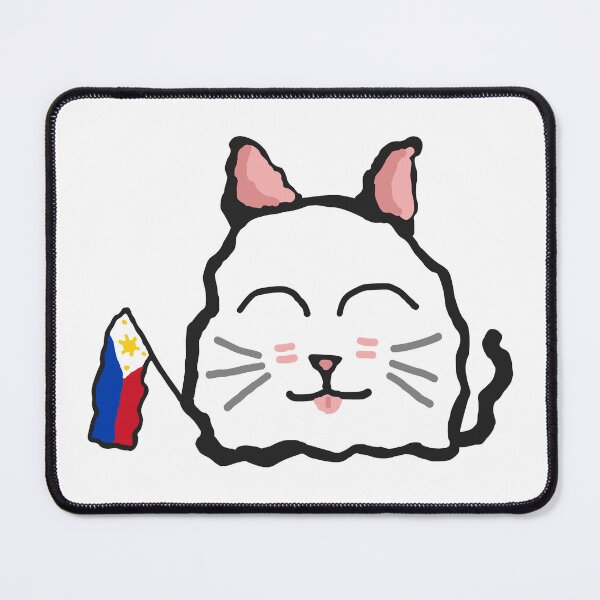 Item preview, Ghost Cat (Philippines Flag) designed and sold by Flags+.
