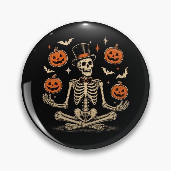 Item preview, Retro Halloween Skeleton Pumpkins Vintage Spooky designed and sold by Moizento.
