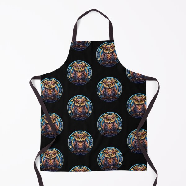 Item preview, Owl Stained Glass Leadlight Artistic Design Boys Girls designed and sold by rafaeltto.