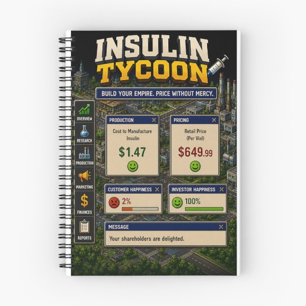 Item preview, Insulin Tycoon: Price Without Mercy designed and sold by BlindPete.