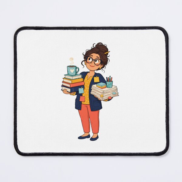 Item preview, Thoughtful Teacher Books Cartoon designed and sold by Tatsed.