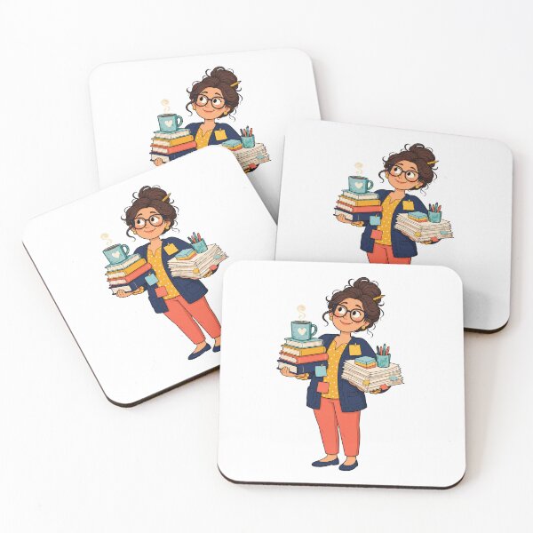 Item preview, Thoughtful Teacher Books Cartoon designed and sold by Tatsed.