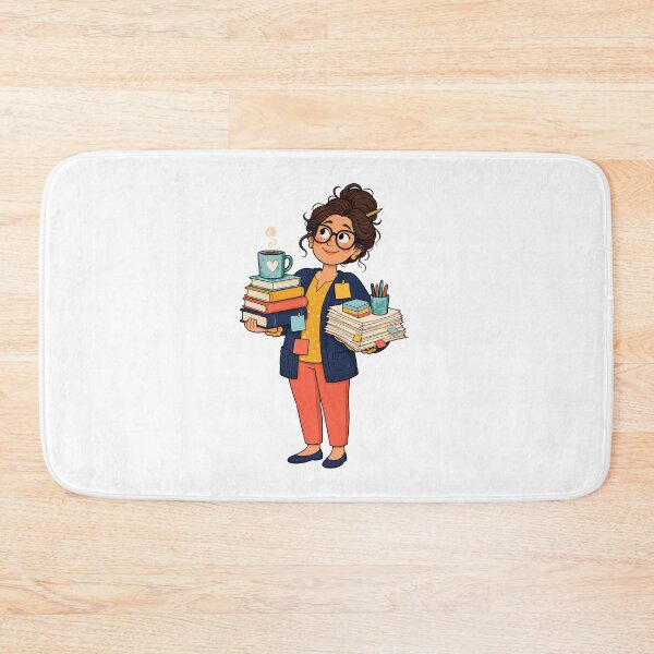 Item preview, Thoughtful Teacher Books Cartoon designed and sold by Tatsed.