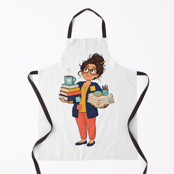 Item preview, Thoughtful Teacher Books Cartoon designed and sold by Tatsed.