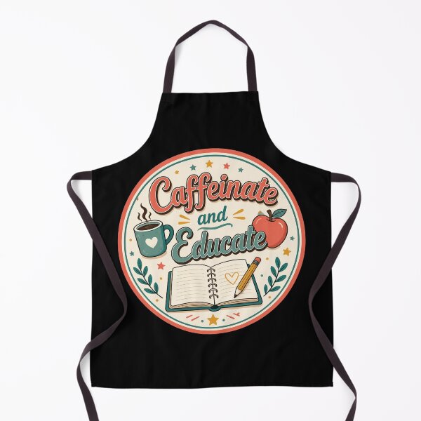 Item preview, Coffee and Educate Teacher Badge Design designed and sold by Sketchlegacy.