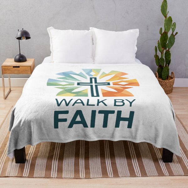 Item preview, Walk By Faith Modern Christian | Abstract Cross Faith designed and sold by stylishdzign.
