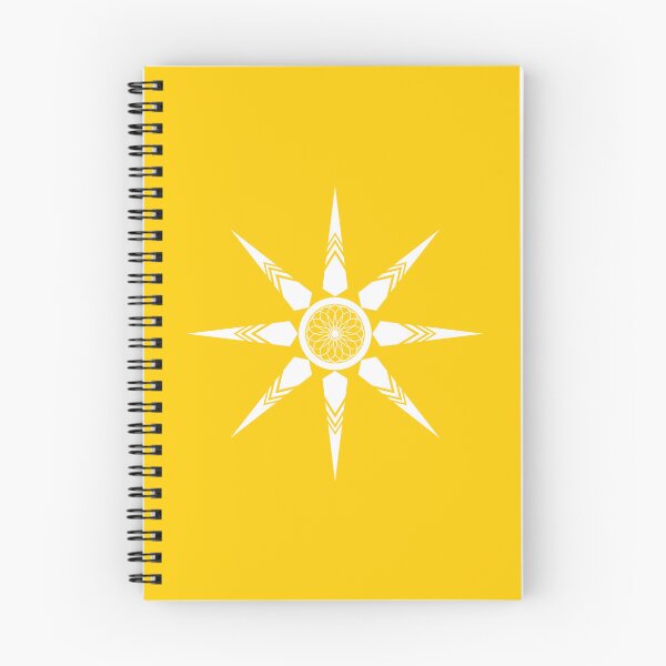 Item preview, White Regal Sun Emblem (Yellow Background) designed and sold by TJF Arts.