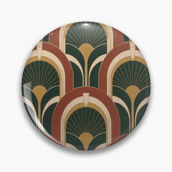 Item preview, Art Deco Geometric Arch Pattern designed and sold by VINTAGE BY LAMBERTINY .