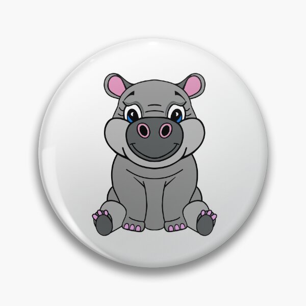 Item preview, Cartoon Baby Hippo designed and sold by Sartoris Art.