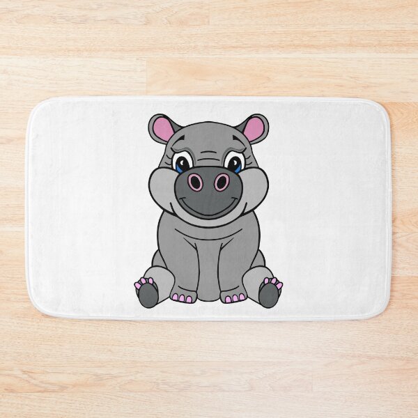 Item preview, Cartoon Baby Hippo designed and sold by Sartoris Art.
