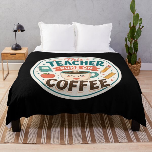 Item preview, Fueled by Coffee, Built for Teaching designed and sold by Sketchlegacy.