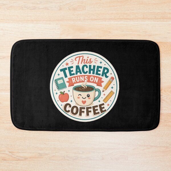 Item preview, Fueled by Coffee, Built for Teaching designed and sold by Sketchlegacy.
