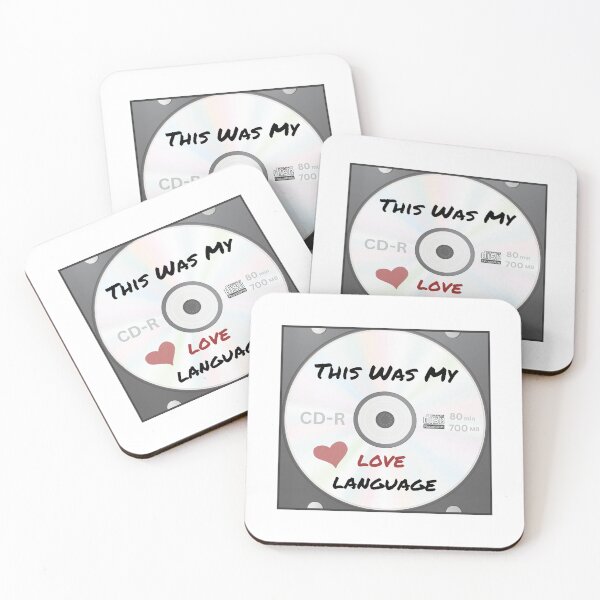 Item preview, This Was My Love Language – Nostalgic CD-R Music Design designed and sold by MusicFanTees.