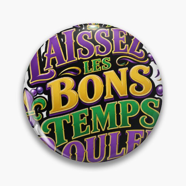 Item preview, Laissez Les Bons Temps Rouler New Orleans Sticker designed and sold by RedRubyBubble.