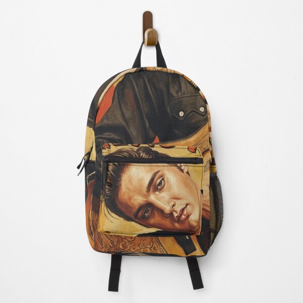 Aperçu de l'œuvre Tableau à l'huile vintage d'Elvis Presley avec une guitare créée et vendue par ElvisVintagePosters.