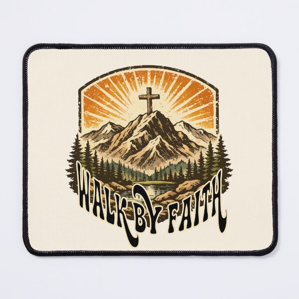 Item preview, Walk By Faith Not By Sight Christian – 2 Corinthians 5:7 Bible Verse Inspirational Faith  designed and sold by stylishdzign.