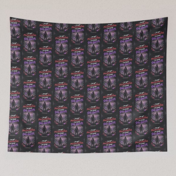 Item preview, I'm not procrastinating, i'm doing side quests. designed and sold by INEEDBABYPOWDER.