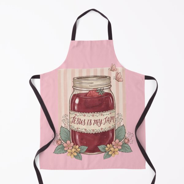 Item preview, Funny Jesus Is My Jam Cute Christian Strawberry Girly designed and sold by Dabbing Turtle Designs.
