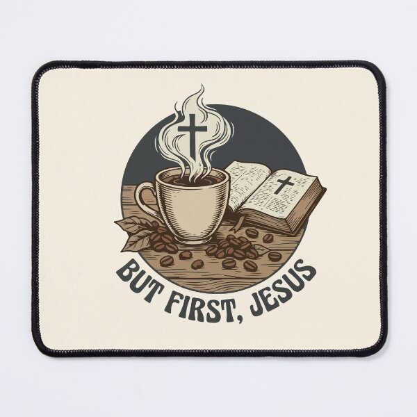 Item preview, But First Jesus Coffee | Vintage Christian Men's Coffee designed and sold by stylishdzign.