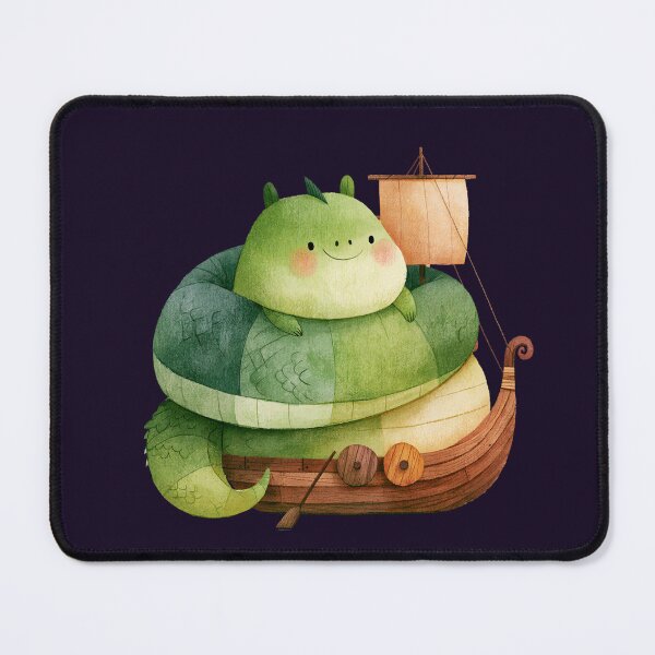 Item preview, Chubby Jormungandr Cute Midgard Serpent Norse Mythology designed and sold by Artmugic.