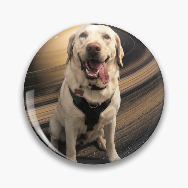 Item preview, Labrador on Saturn Rings – Space Adventure designed and sold by ONEscapes.