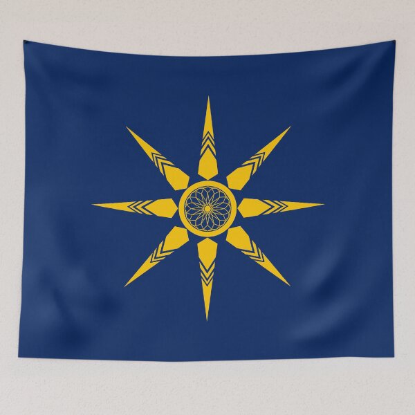 Item preview, Regal Sun Emblem (Blue Background) designed and sold by TJF Arts.