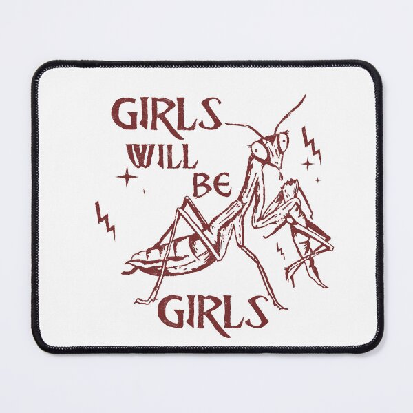 Item preview, Girls Will Be Girls Praying Mantis - Feminist designed and sold by delllsdesigns.