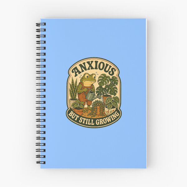 Item preview, Anxious Frog Watering Houseplants designed and sold by GoldenOutline.