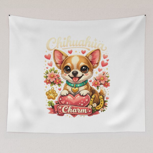 Item preview, Chihuahua Charm – Cute Dog Lover Shirt designed and sold by Shadowframe Studios.