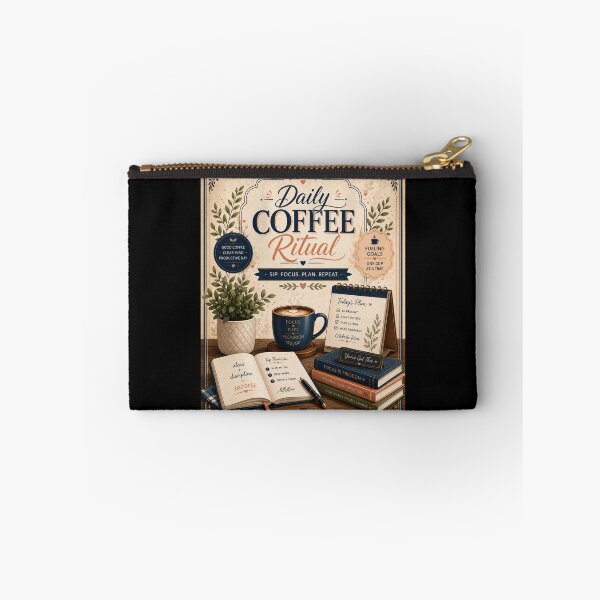 Artikelvorschau, Kaffeeplaner-Inspiration Vintage-Produktivitätsposter entworfen und verkauft von Sketchlegacy.
