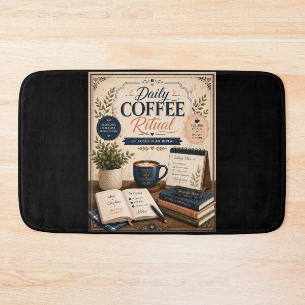 Artikelvorschau, Kaffeeplaner-Inspiration Vintage-Produktivitätsposter entworfen und verkauft von Sketchlegacy.