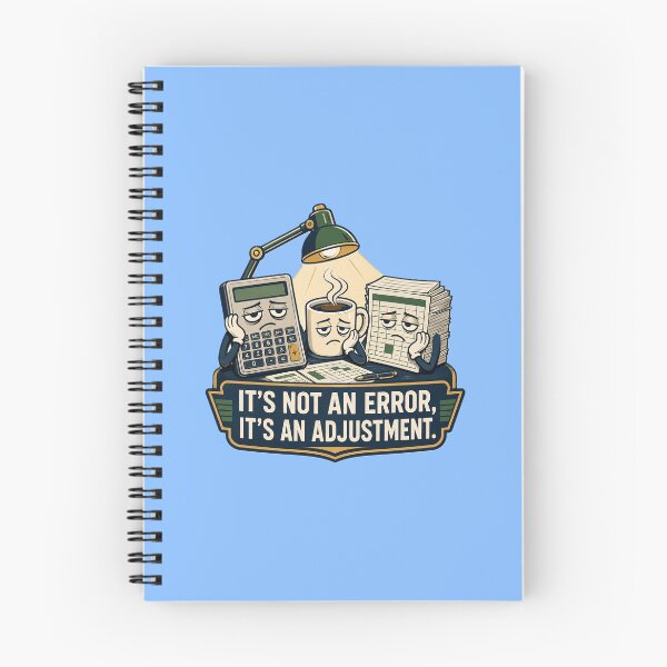 Item preview, Tired Accountant Adjustment Office Humor designed and sold by GoldenOutline.