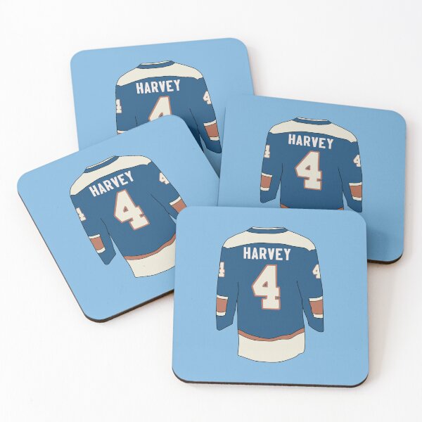 Artikelvorschau, KK Harvey #4 Vancouver Goldeneyes Heimtrikot PWHL entworfen und verkauft von EL Art.
