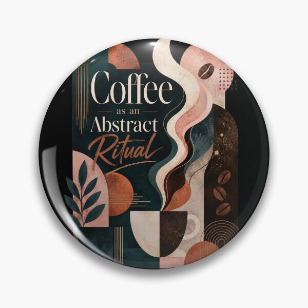 Item preview, Abstract Coffee Ritual Mid Century Modern Poster  designed and sold by Sketchlegacy.