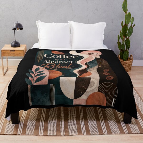 Item preview, Abstract Coffee Ritual Mid Century Modern Poster  designed and sold by Sketchlegacy.