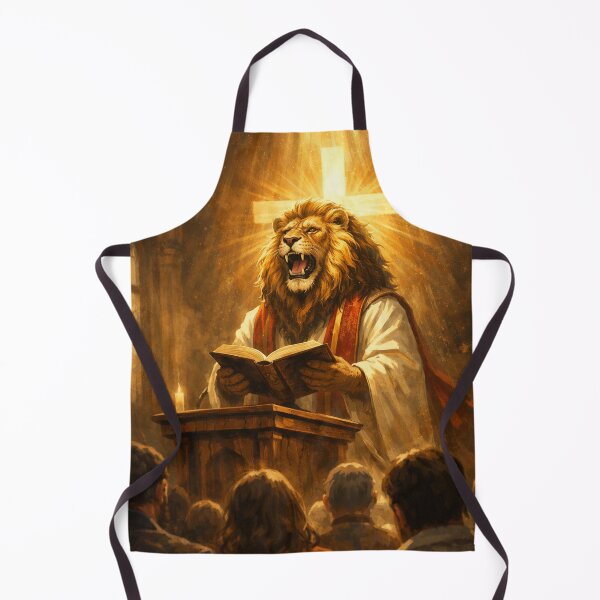 Item preview, Lion Preacher – Faithful Leadership Christian Art designed and sold by Faithwave Hope & Haven.