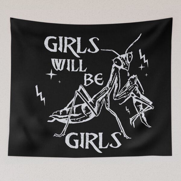 Item preview, Girls Will Be Girls Praying Mantis designed and sold by delllsdesigns.
