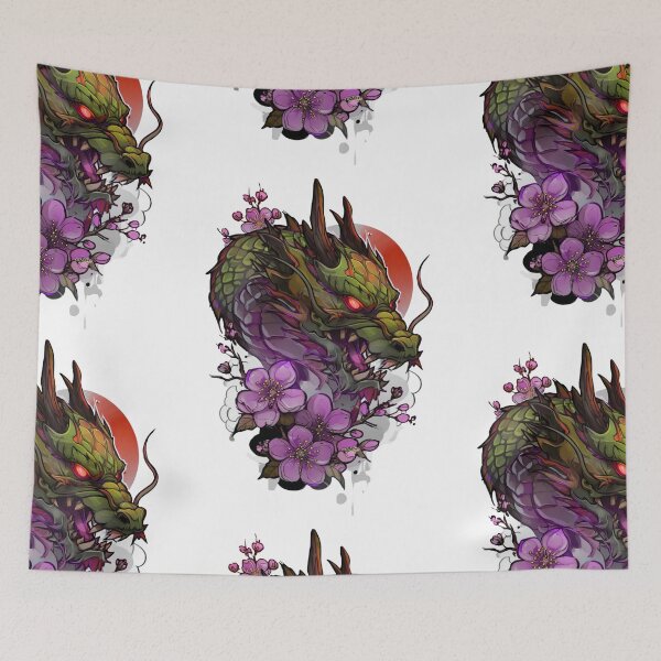 Item preview, Dragon tattoo art designed and sold by MendaciousMina.