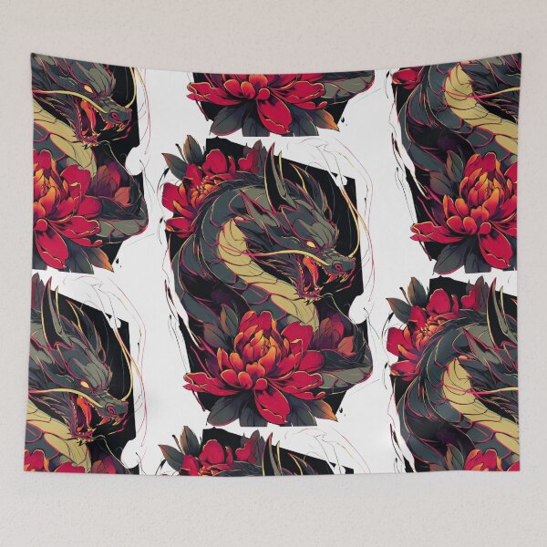 Item preview, Dragon tattoo art designed and sold by MendaciousMina.