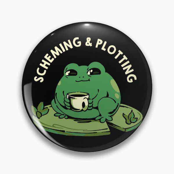 Item preview, Scheming & Plotting Frog designed and sold by Tobe Fonseca®.