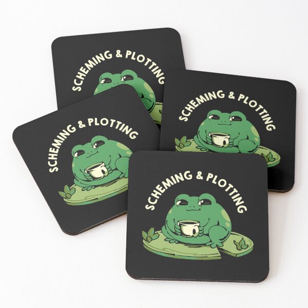 Item preview, Scheming & Plotting Frog designed and sold by Tobe Fonseca®.