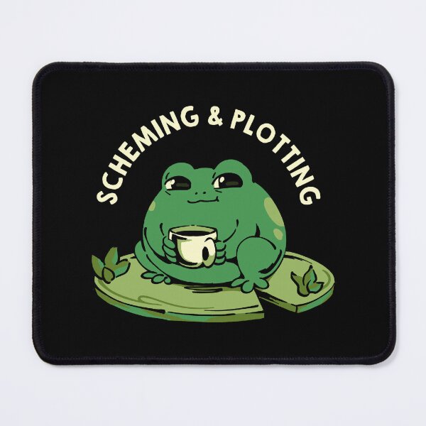 Item preview, Scheming & Plotting Frog designed and sold by Tobe Fonseca®.