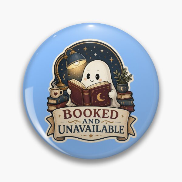 Item preview, Booked Ghost Reading Humor designed and sold by GoldenOutline.
