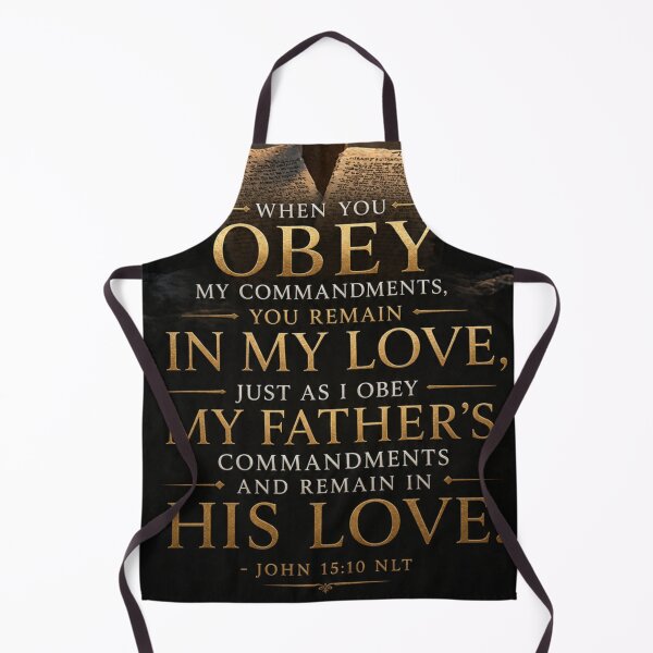 Item preview, John 15:10 NLT - v2 - JCTRUTHER designed and sold by JCTRUTHERshop.