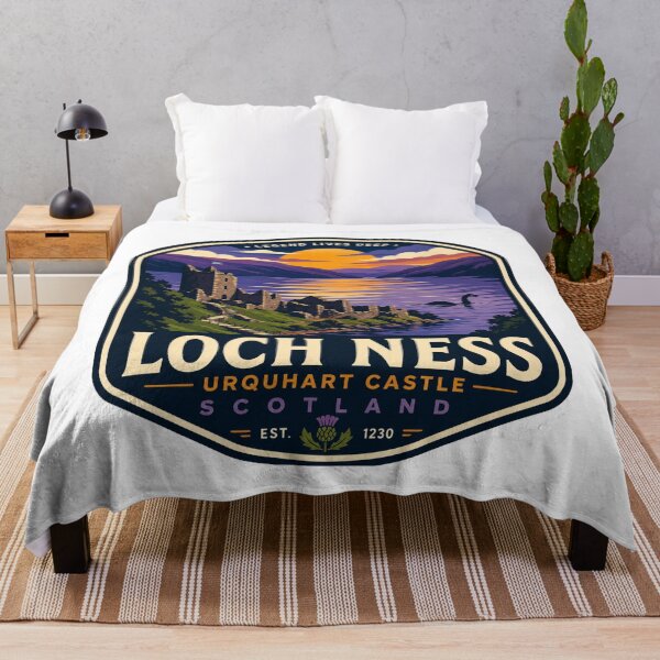 Item preview, Loch Ness Scotland | Modern Pop Art Travel Badge designed and sold by redsharkuk.