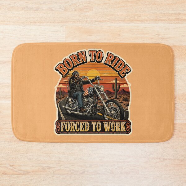Item preview, Born To Ride Forced To Work designed and sold by Bal Drops.