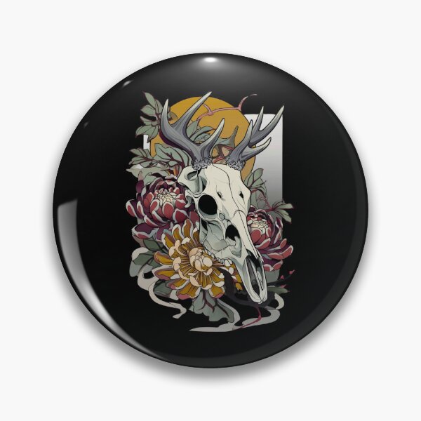 Item preview, Cow skull tattoo art designed and sold by MendaciousMina.